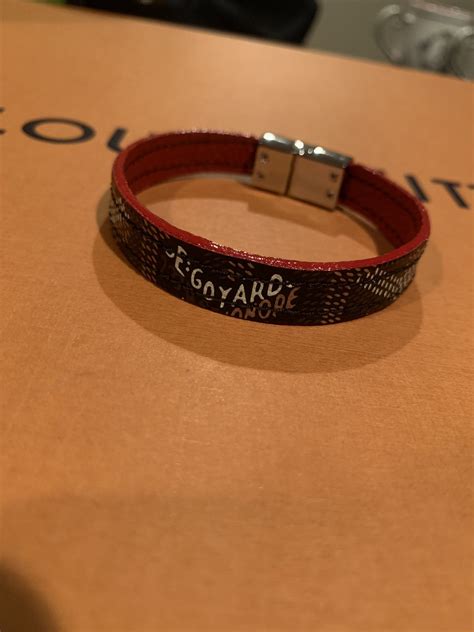 custom goyard bracelet.